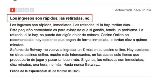 opiniones sobre Betway