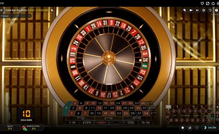 Ruleta a la cual se puede jugar en el casino en línea legal de PlayUZU